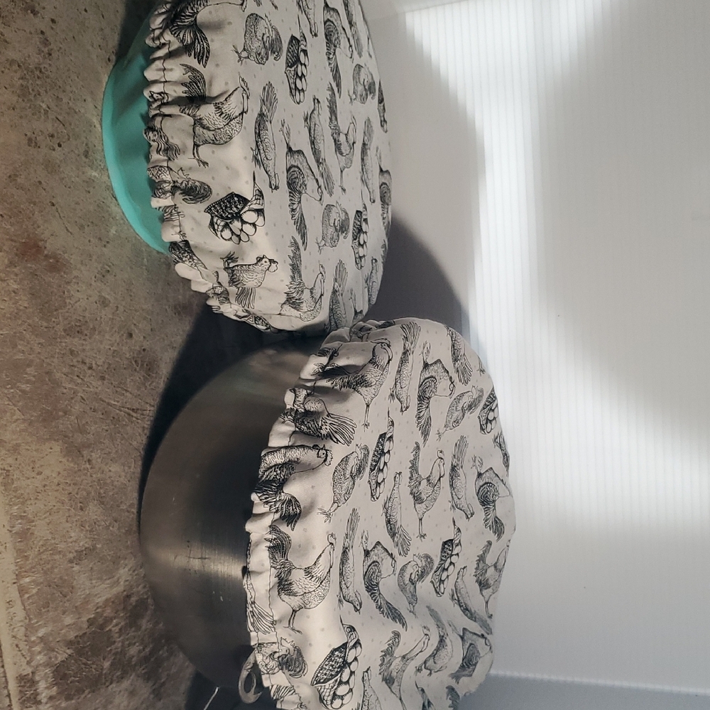 Reusable Chicken Print Bowl Cover, You Get One